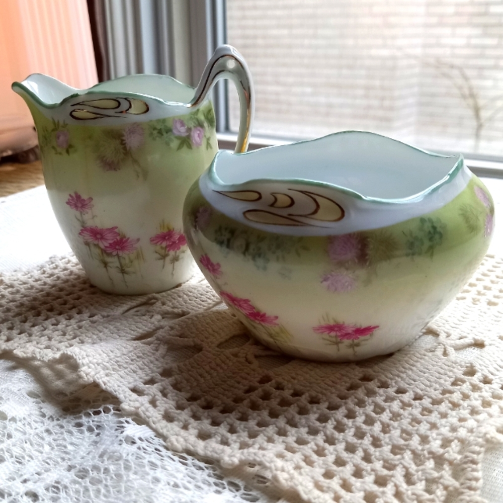 BRC racine bavaria creamer and sugar bowl